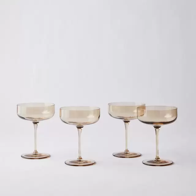 Modern Colored Wine Glasses (Set of 4)