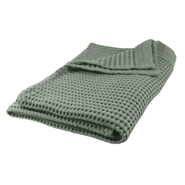 GILDEN TREE Waffle Towels Quick Dry Thin Bath Sheets 40x80 Oversized Extra Large for Adults for Bathroom, Beach and Pool, Modern Style (Sage Grey)