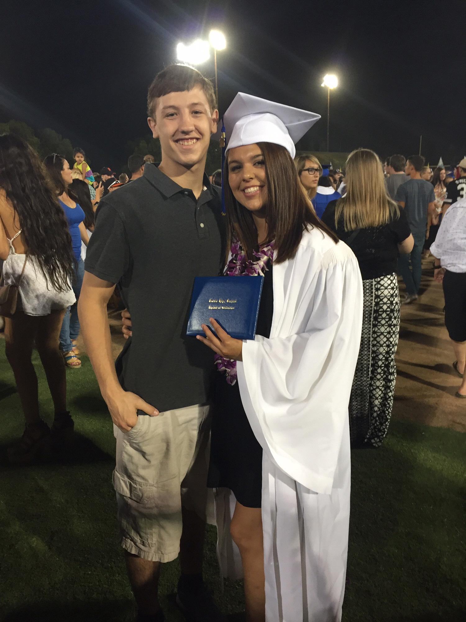 Melanie’s graduation 
2016