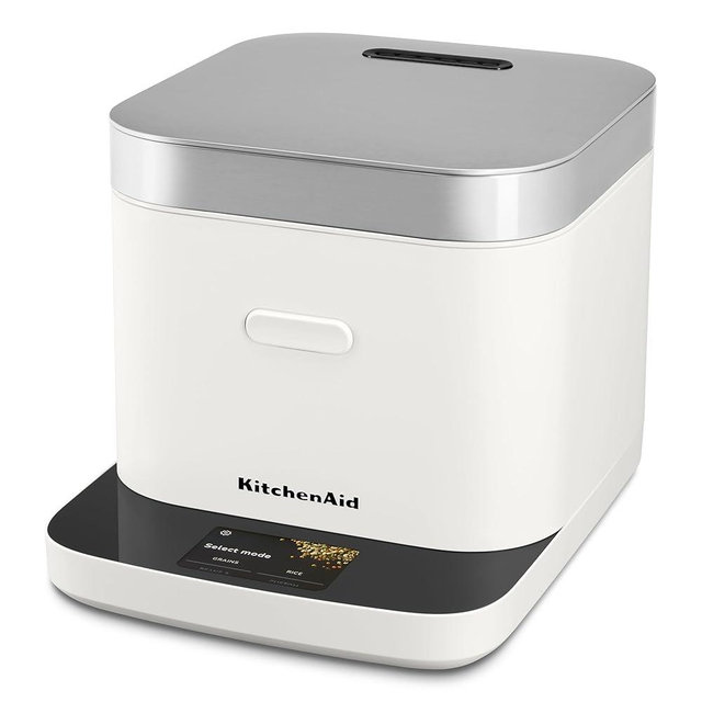 KitchenAid Compact Grain & Rice Cooker, KGC2154, Porcelain White