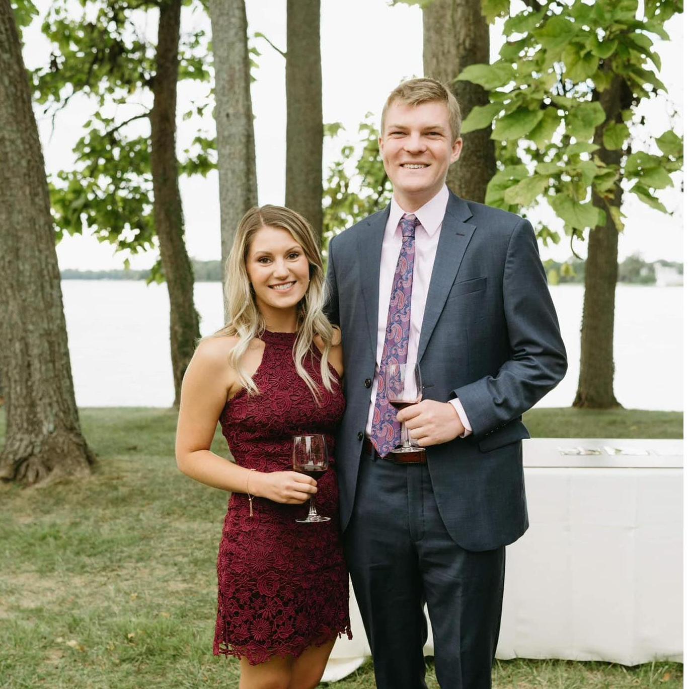 All dressed up for Kendall and John's Wedding