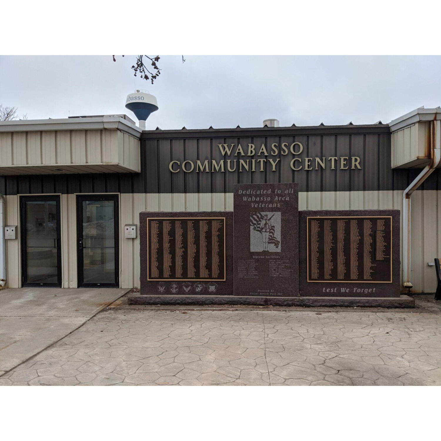 Wabasso Community Center - the location of the reception