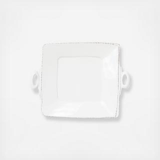 Lastra Handled Square Platter