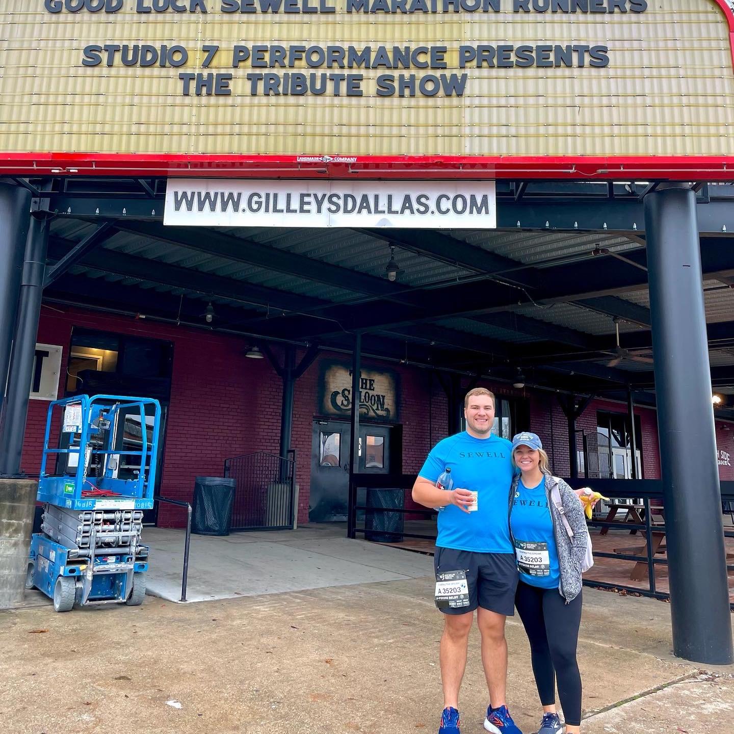 Ran our first relay at the BMW Marathon in December 2022!