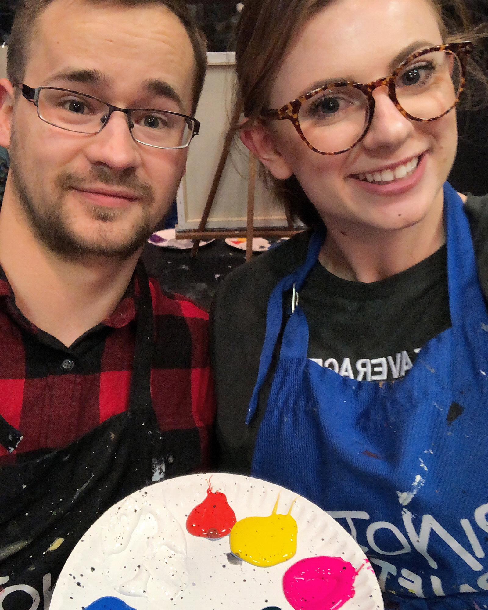 Painting at Pinot’s Palette- January 12th, 2018