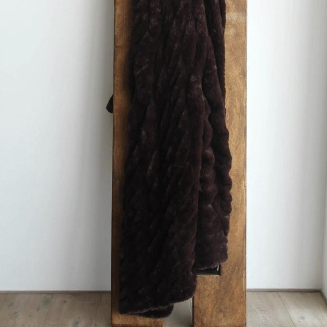 Espresso Cloud Throw