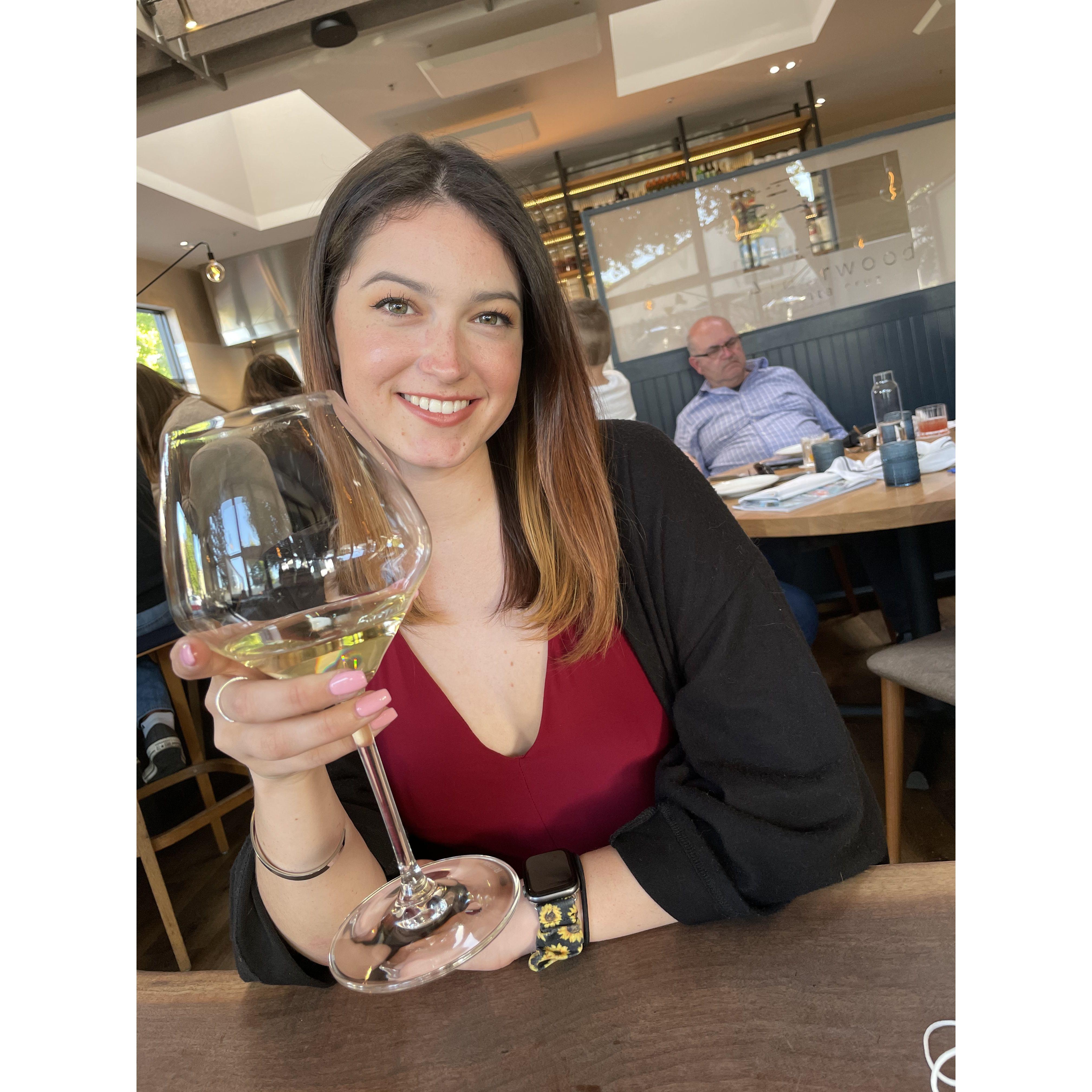 Shannon and Jason love to celebrate their love in Santa Cruz at their favorite restaurant, Alderwood.