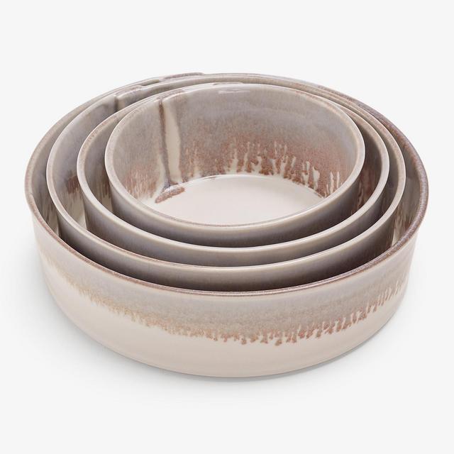 Wilcoxson Brooklyn CeramicsNesting Bowls Gray - extra large