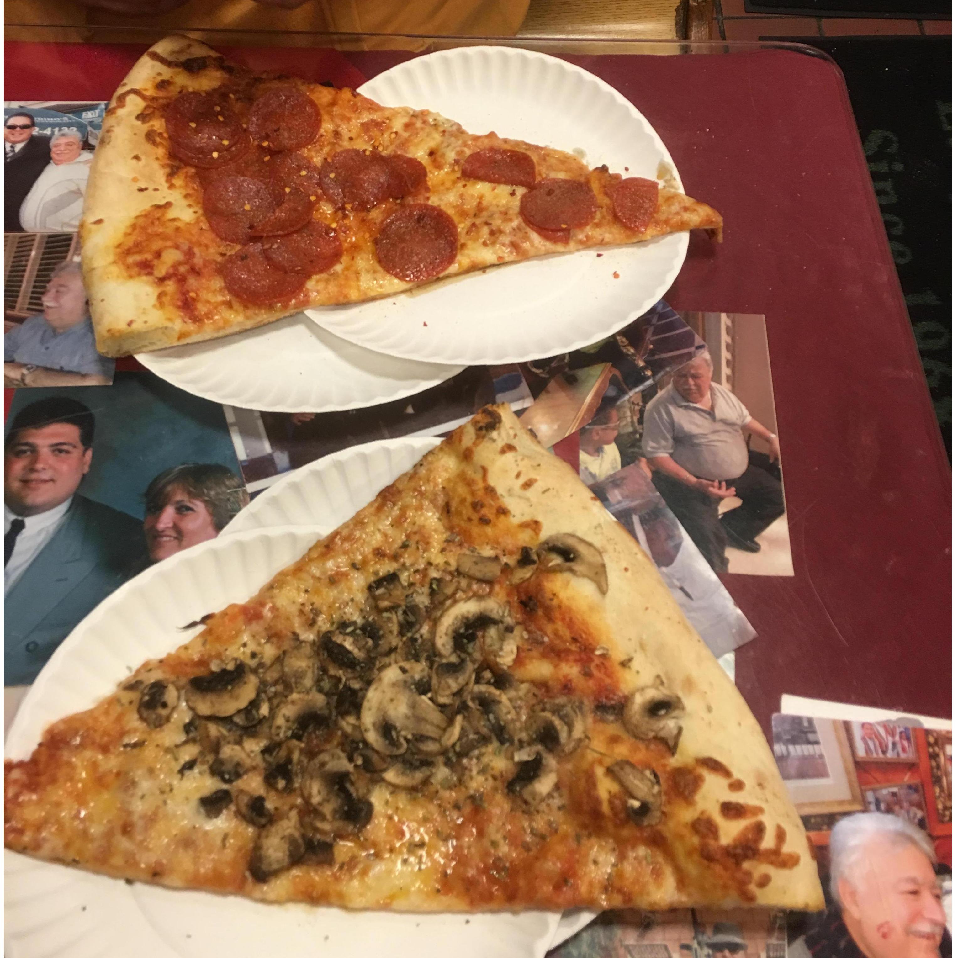 Andrew's first taste of Jersey Pizza!