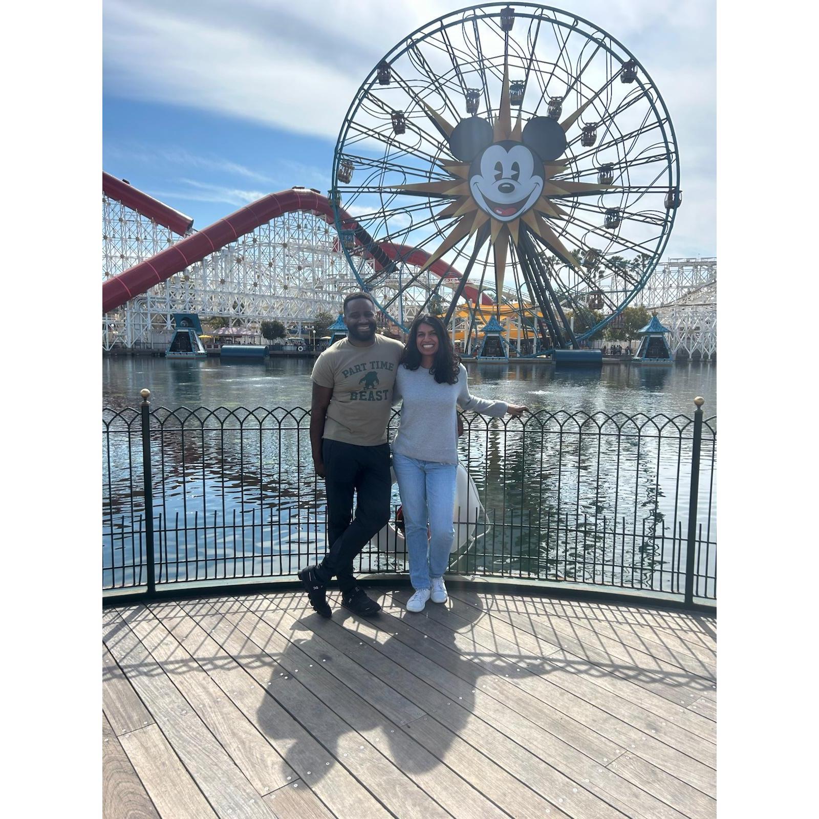 Our first trip together outside of the Bay was to the Happiest Place on Earth