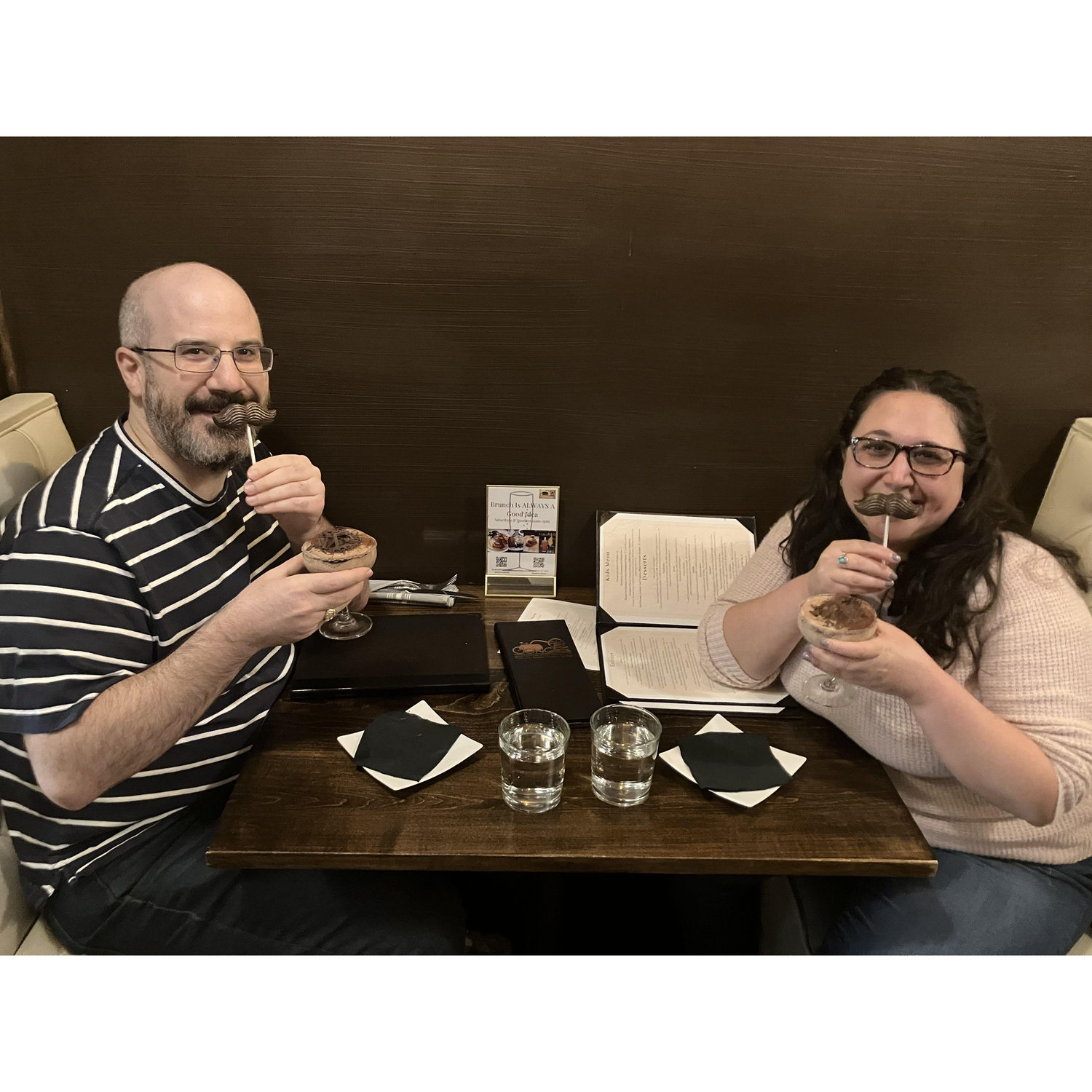 One of many visits to our favorite chocolate-themed restaurant!