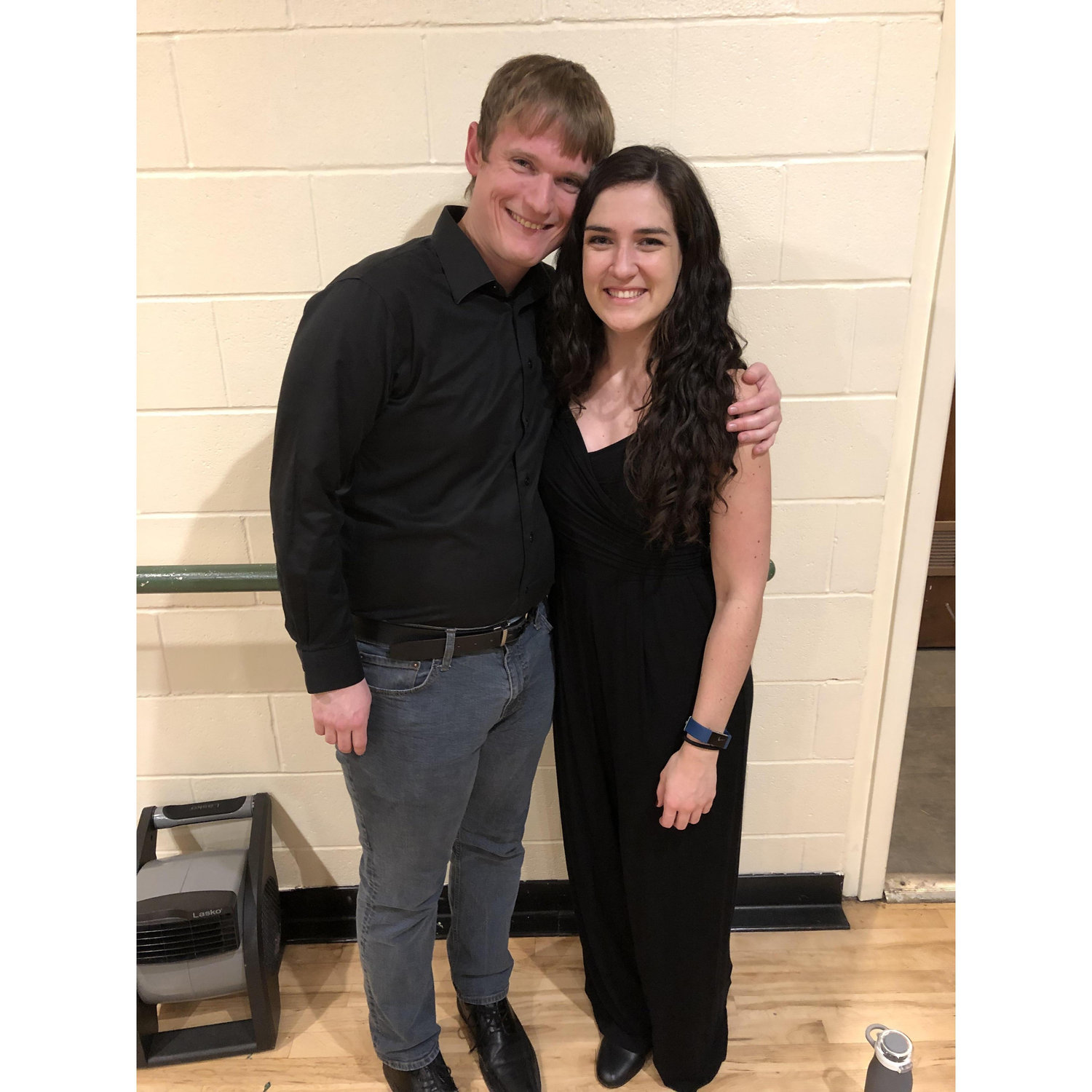 Dressed up for swing dancing!