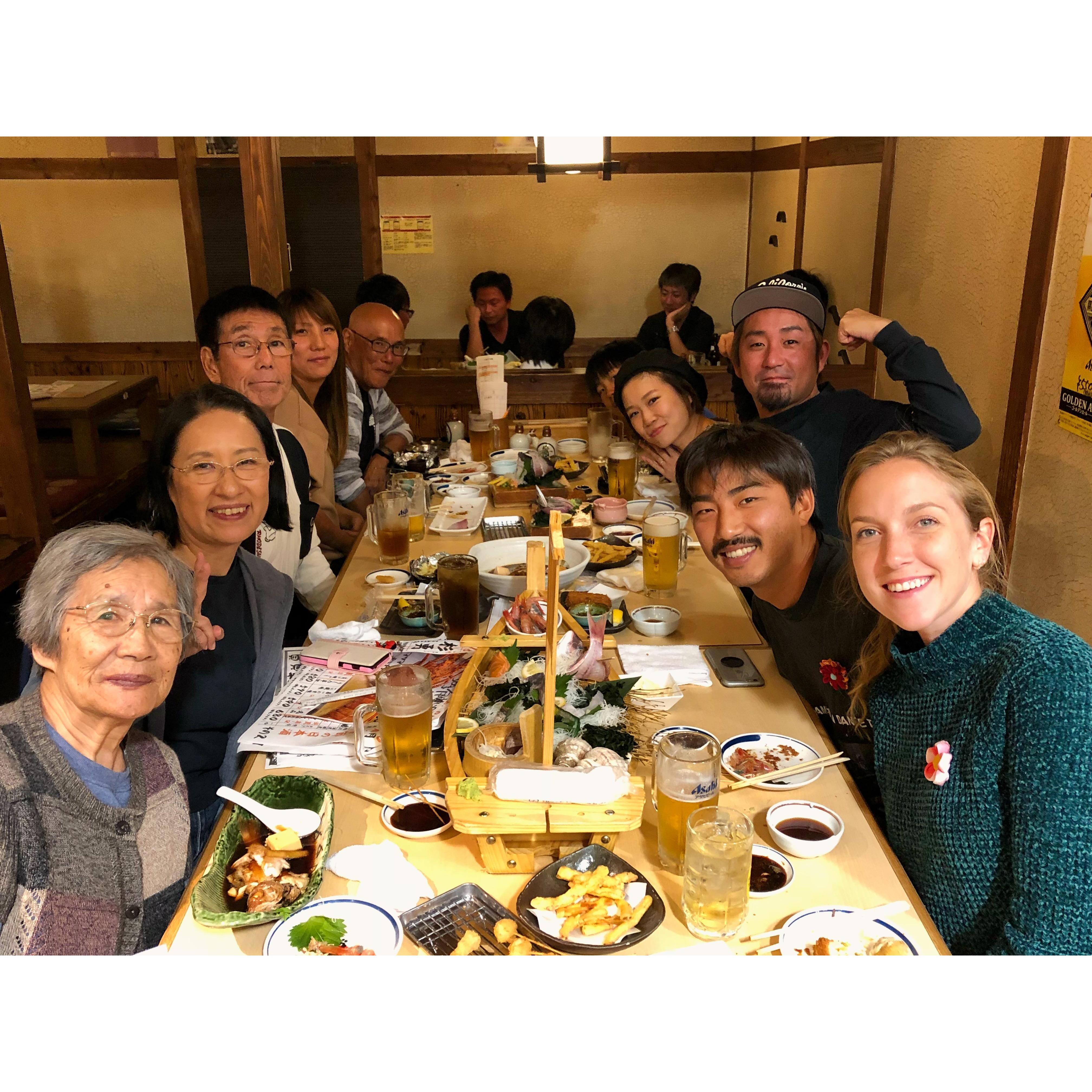 we went to Japan and visited Kokoro's family!