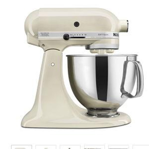 Artisan® Series 5 Quart Tilt-Head Stand Mixer - Almond Cream | KitchenAid US