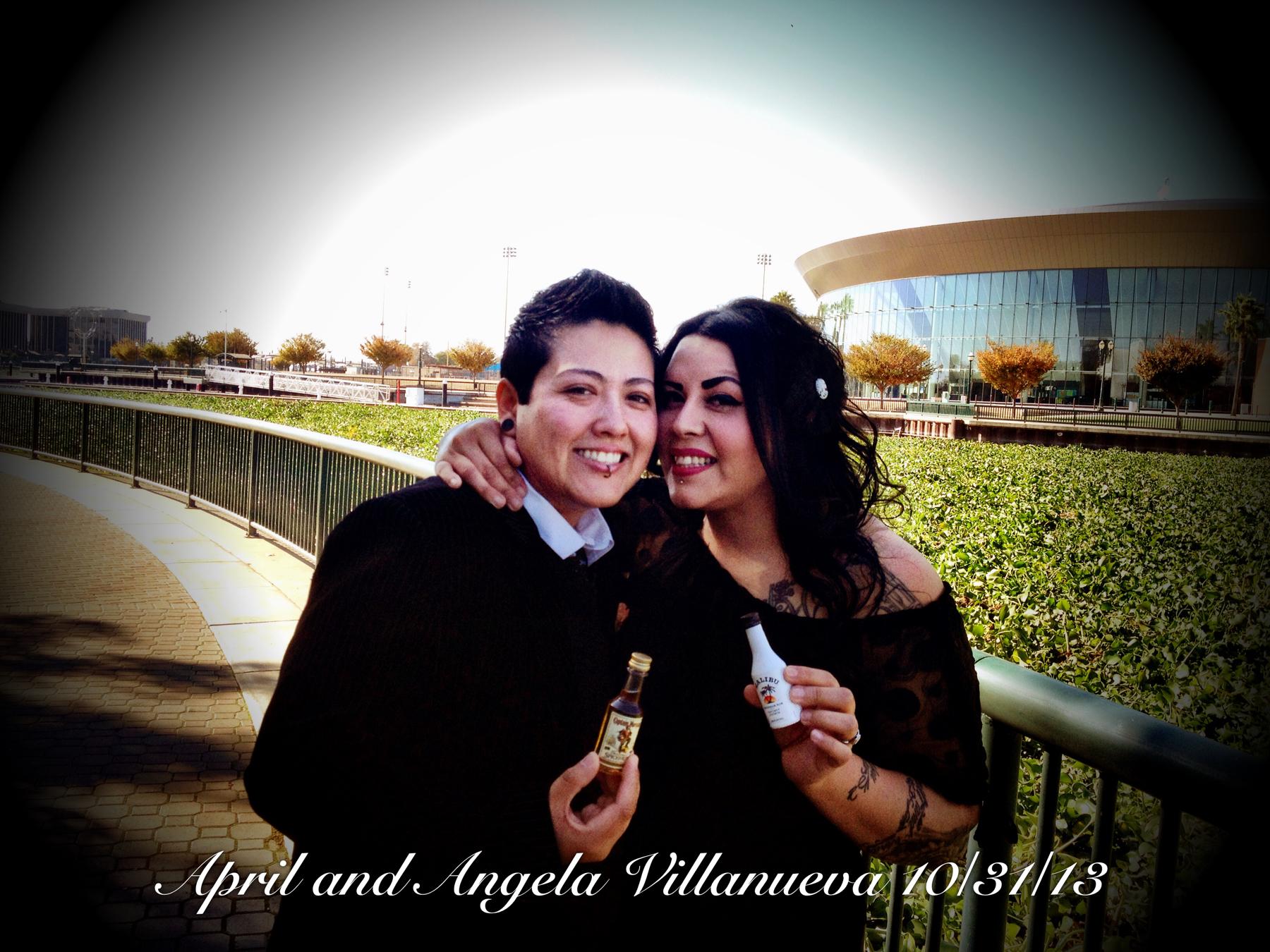 First shot of the marriage!