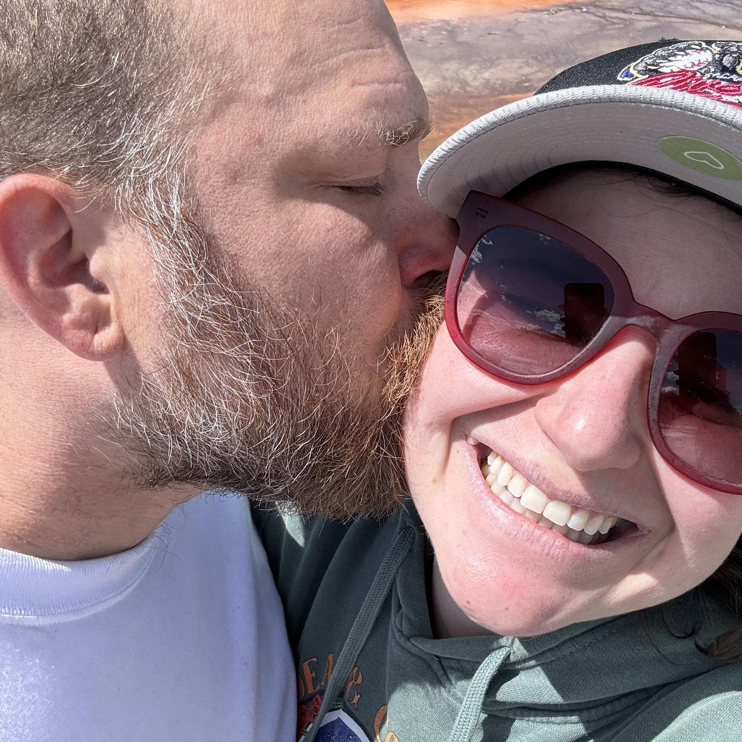 Sick as dogs but having a blast in Yellowstone National Park