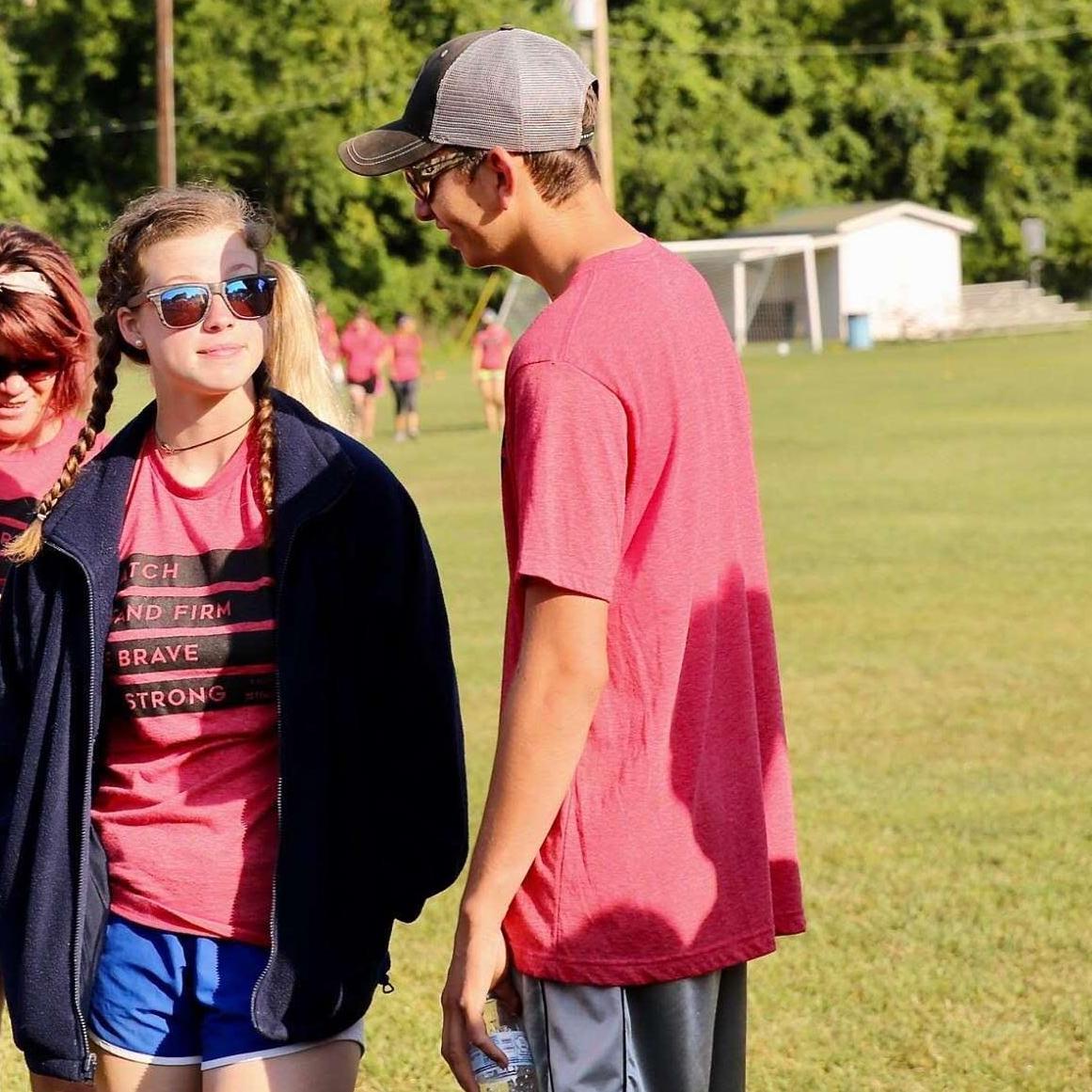 Volunteering at the camp we met at a year prior.