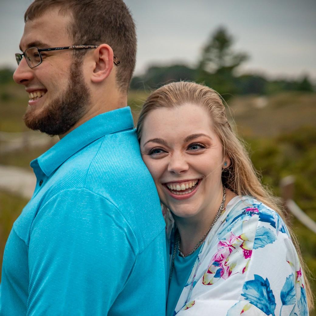 Taylor and Nathan engagement photos. September 9, 2019