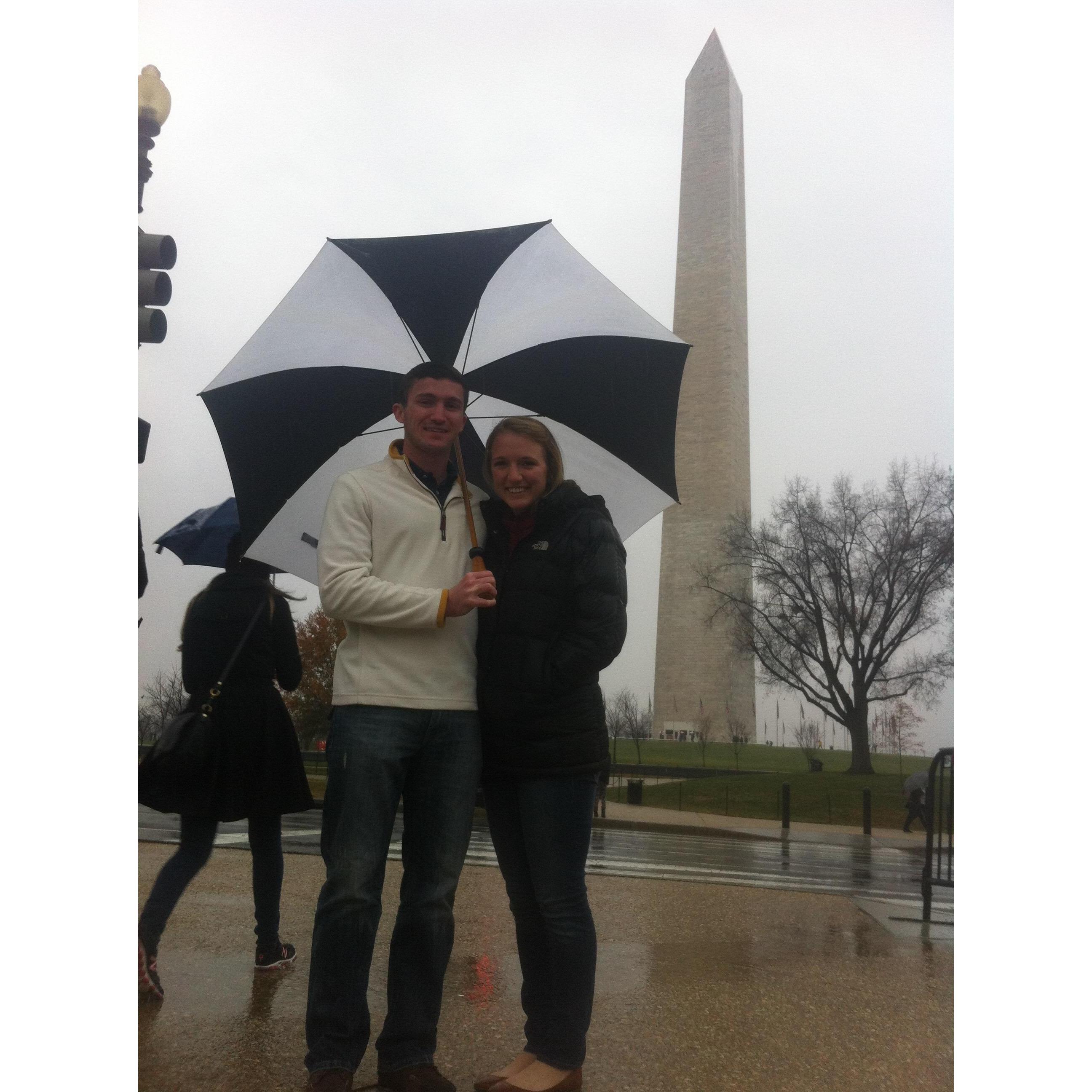 Exploring the monuments and museums in Washington, DC.