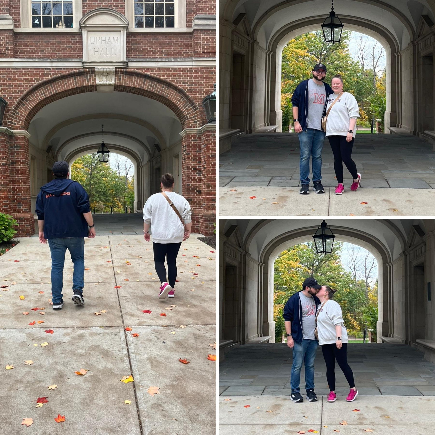 We also visited his sister at Miami and took these photos under an arch that's supposed to bring good relationship luck. I guess it worked!