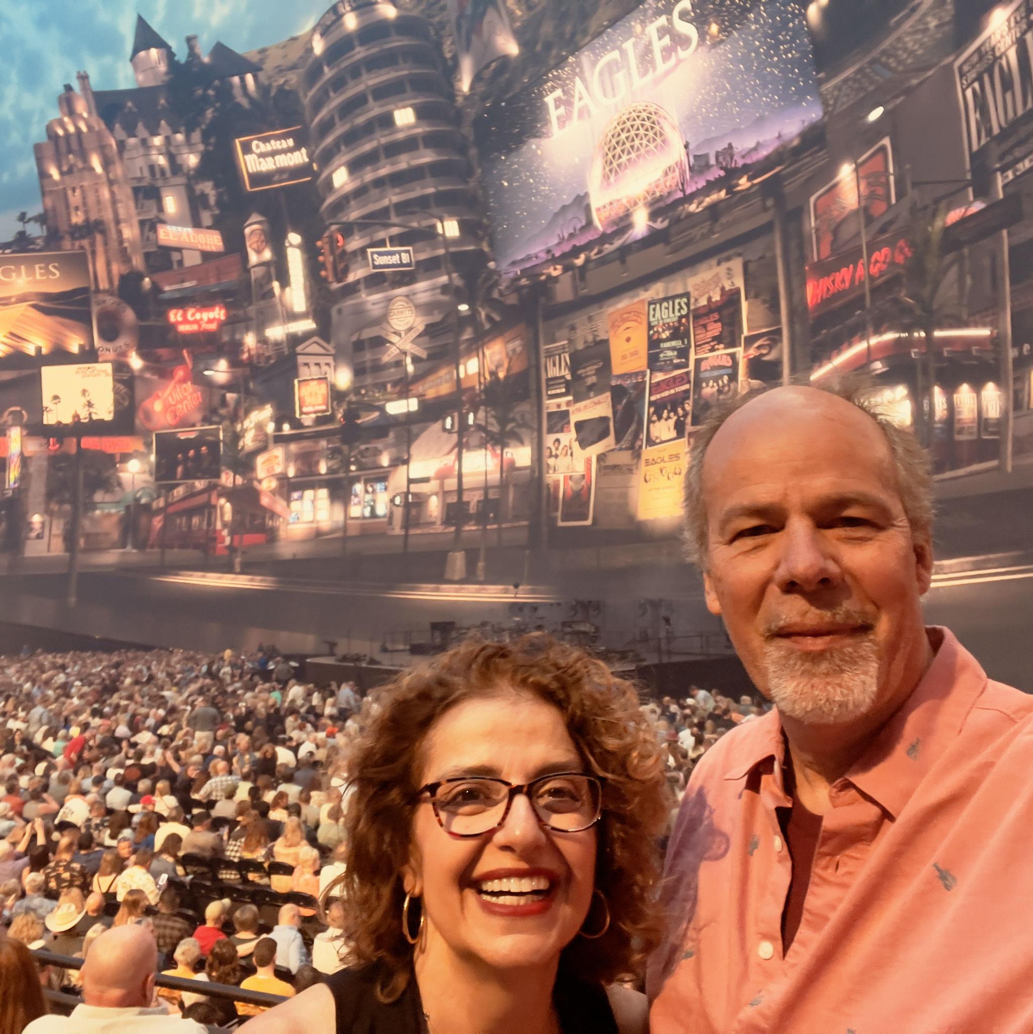 At the Shere in Las Vegas - waiting for the Eagles to perform