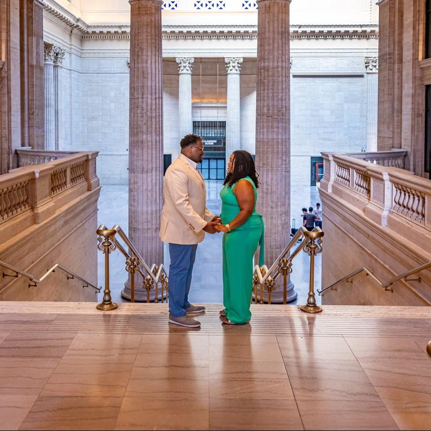 We can’t wait to get married. Union Station May2024. We spend a lot of time going to the most beautiful city in the world.