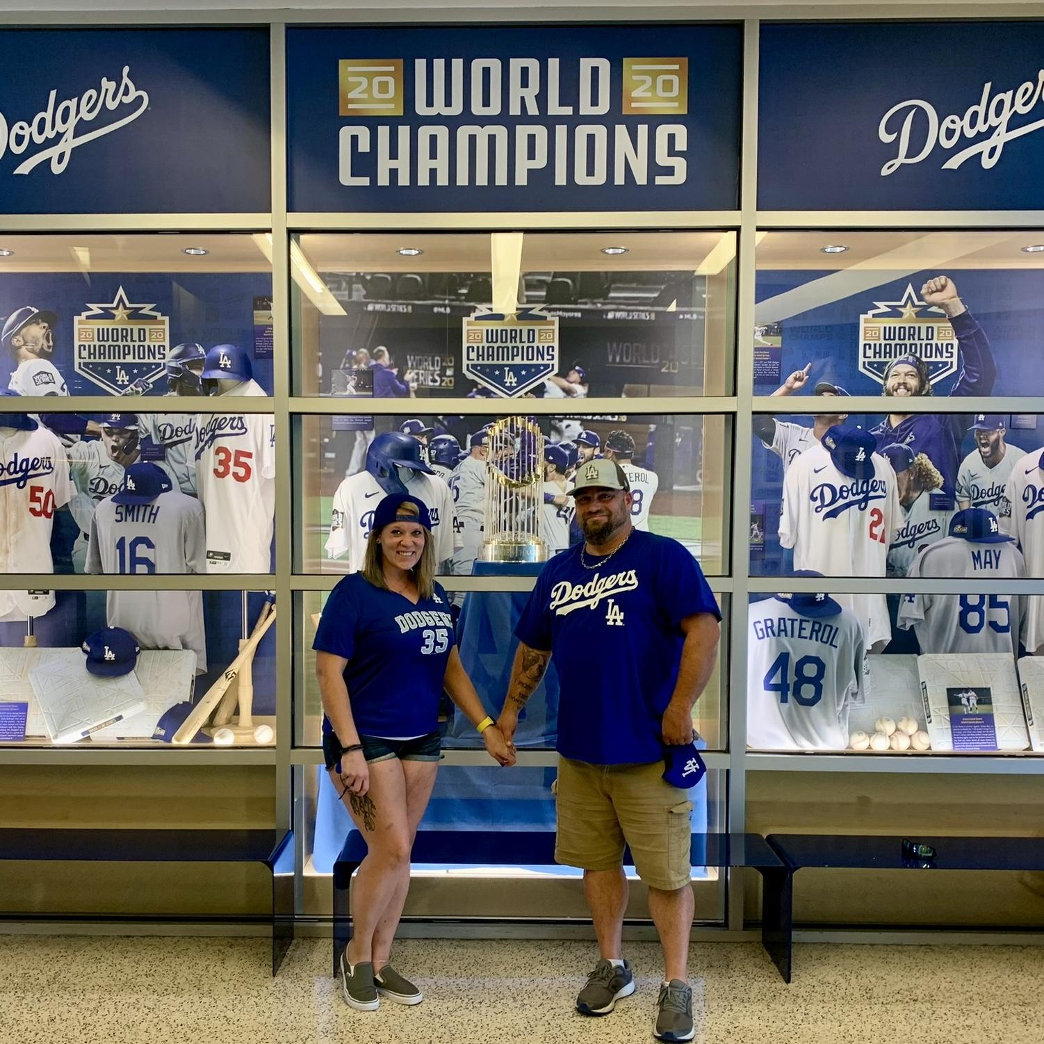 Dodgers stadium after the win the World Series