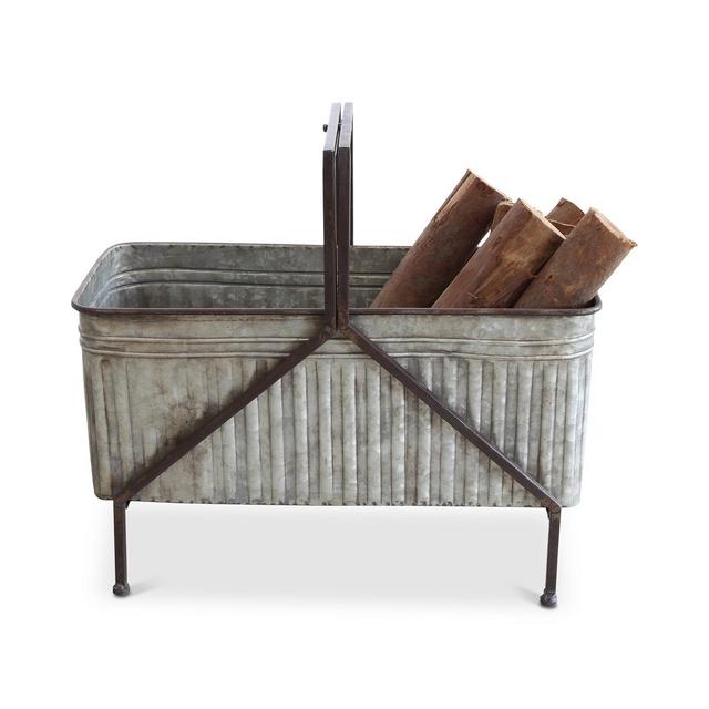 Iron Planter on Stand with Handle