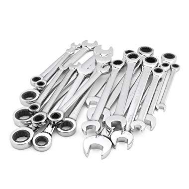 Craftsman 20 Piece Ratcheting Wrench Set, Inch / Metric