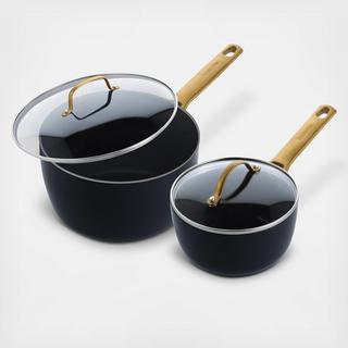 Reserve Nonstick 2-Piece Saucepan Set with Lids