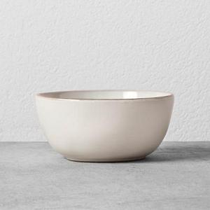 Stoneware Dessert Bowl - Cream/Gold - Hearth & Hand™ with Magnolia