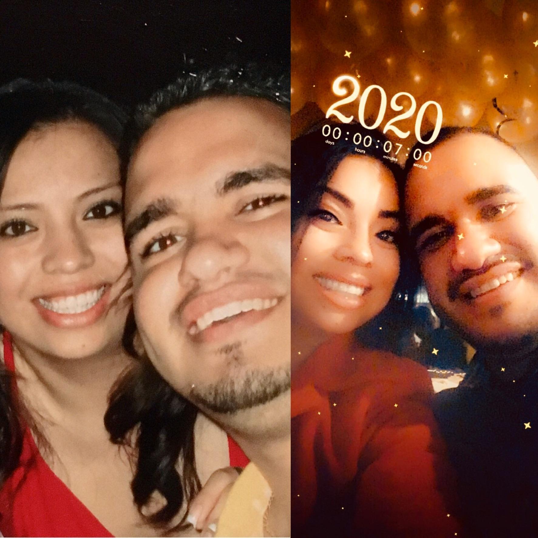 Circa 2008 (right) & New Year’s Day 2020 (left)