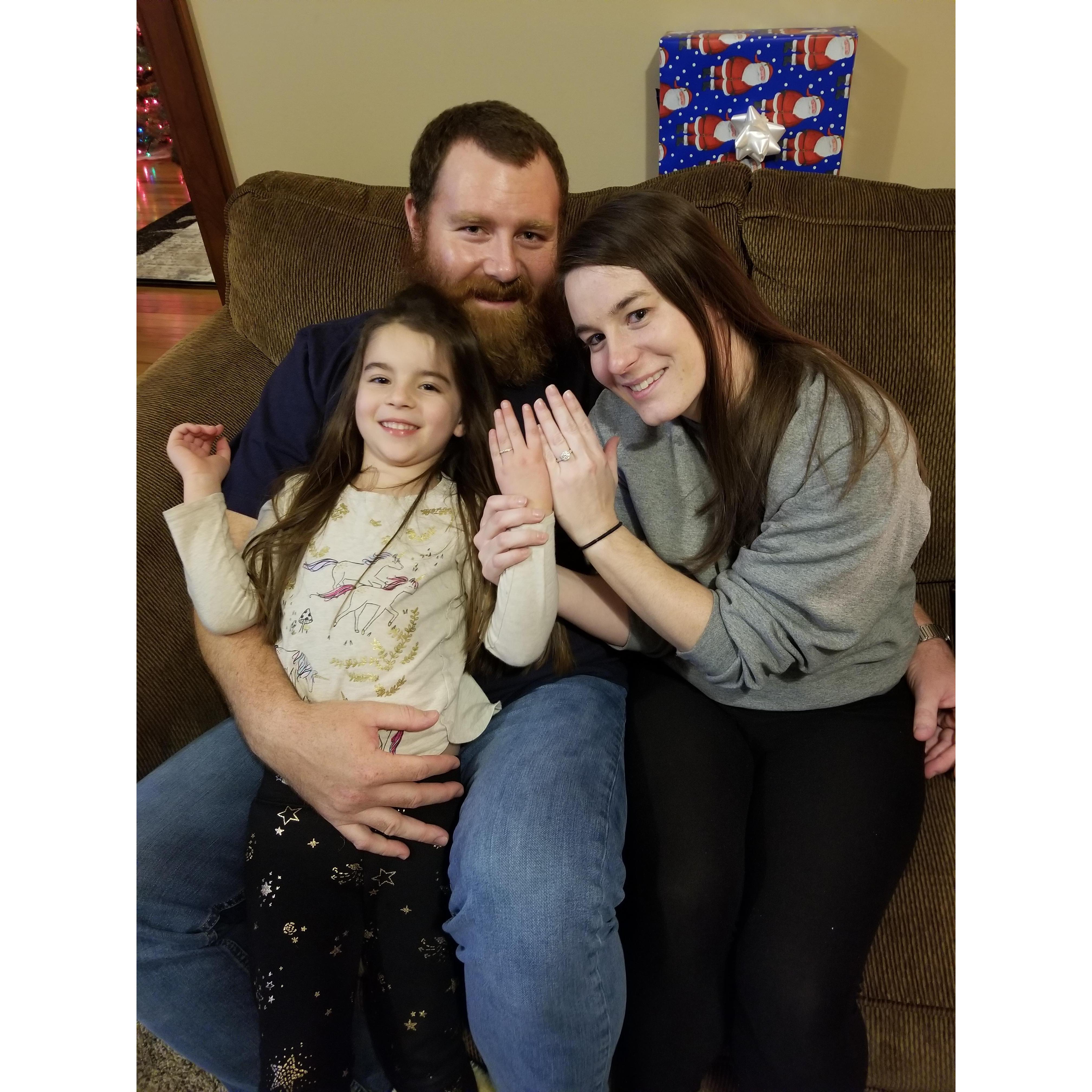 Engagement Christmas Eve 2018