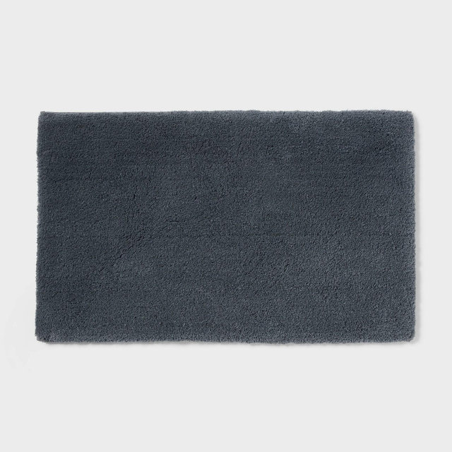 24"x40" Spa Plush Bath Rug Slate Blue - Threshold™