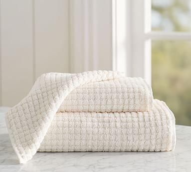 Aerospin™ Sculpted Organic Hand Towel, Ivory