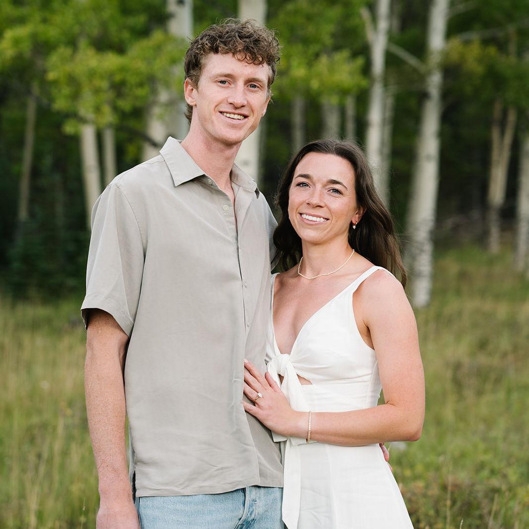 Engagement photoshoot in Evergreen, CO