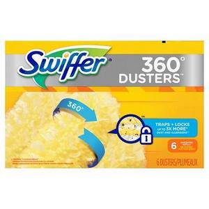 Swiffer Duster Refills 360, Unscented, 6ct