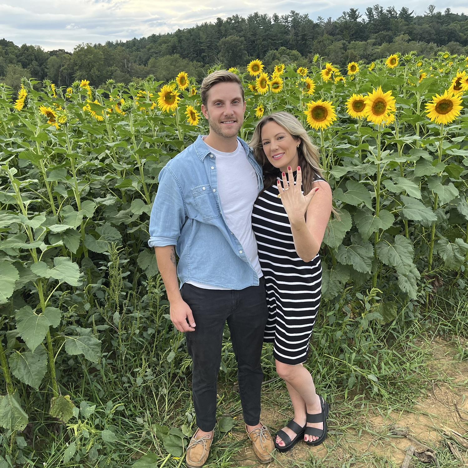 Aaron proposed at the stunning Biltmore Estate and just when they thought life couldn’t get any sweeter…