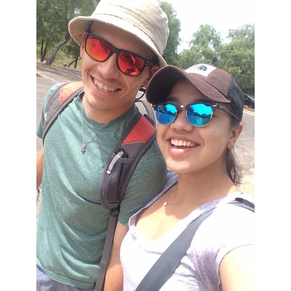 We took our first hike together at Enchanted Rock