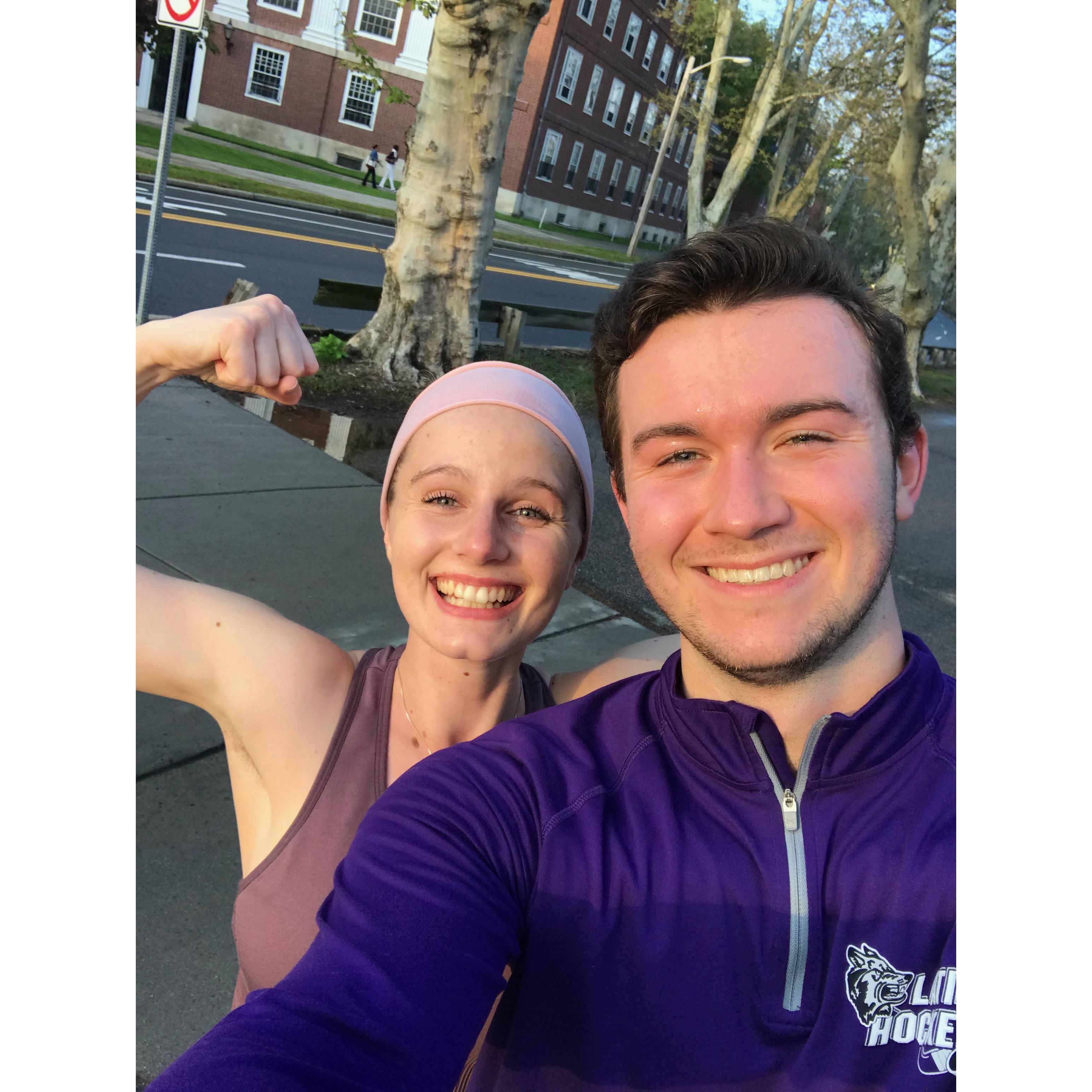 Post-run selfie. (2019)