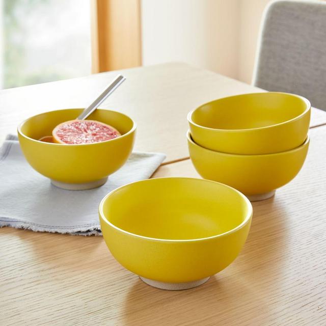 Formosa Cereal Bowl, Stoneware, Set of 4, Yellow