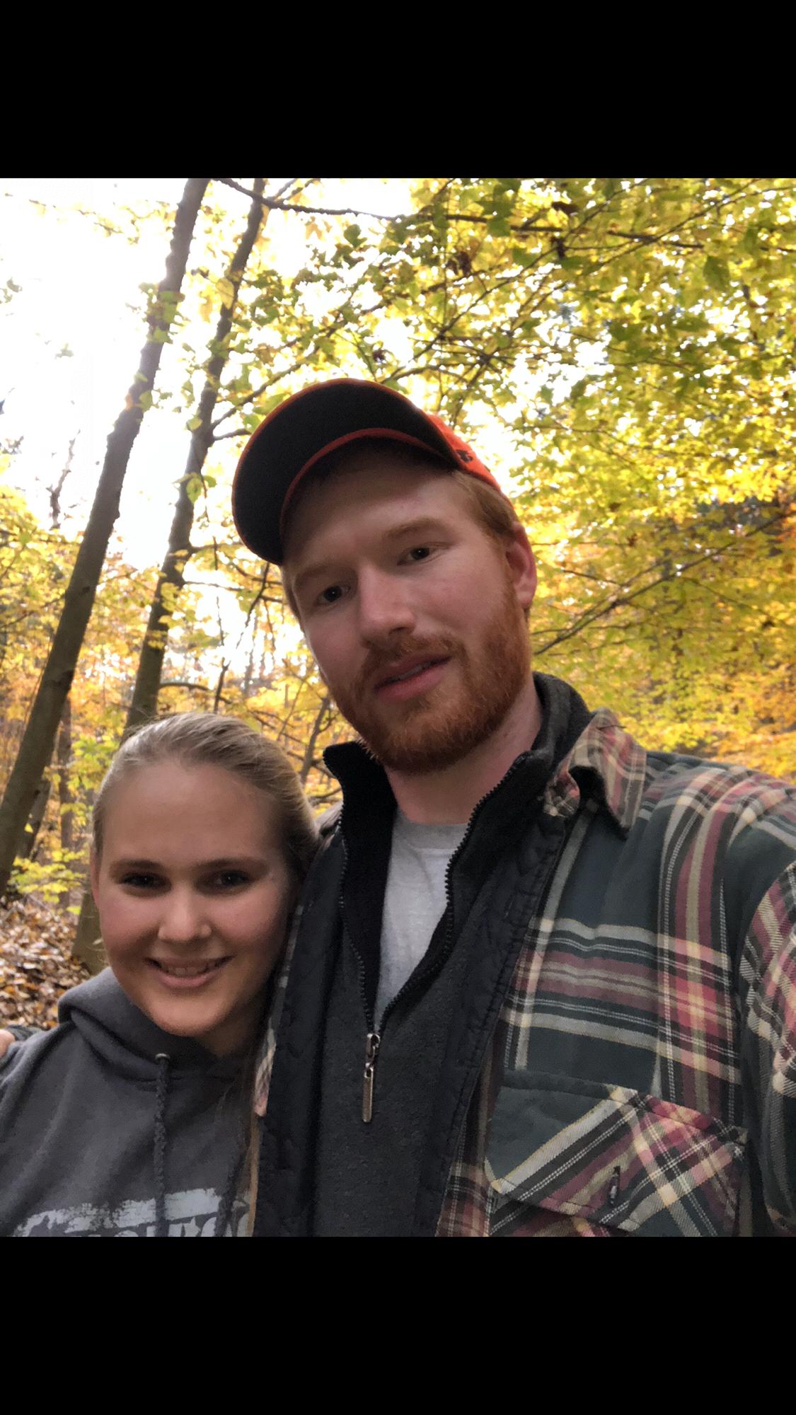 First Date!! Luke took Trisha on a hike at the Peace Chapel in Huntingdon, PA on November 4th 2018