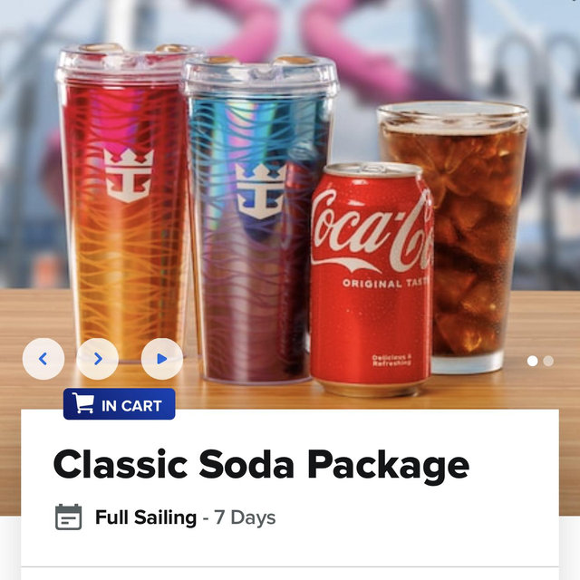 Honeymoon - Royal Caribbean Classic Soda Package