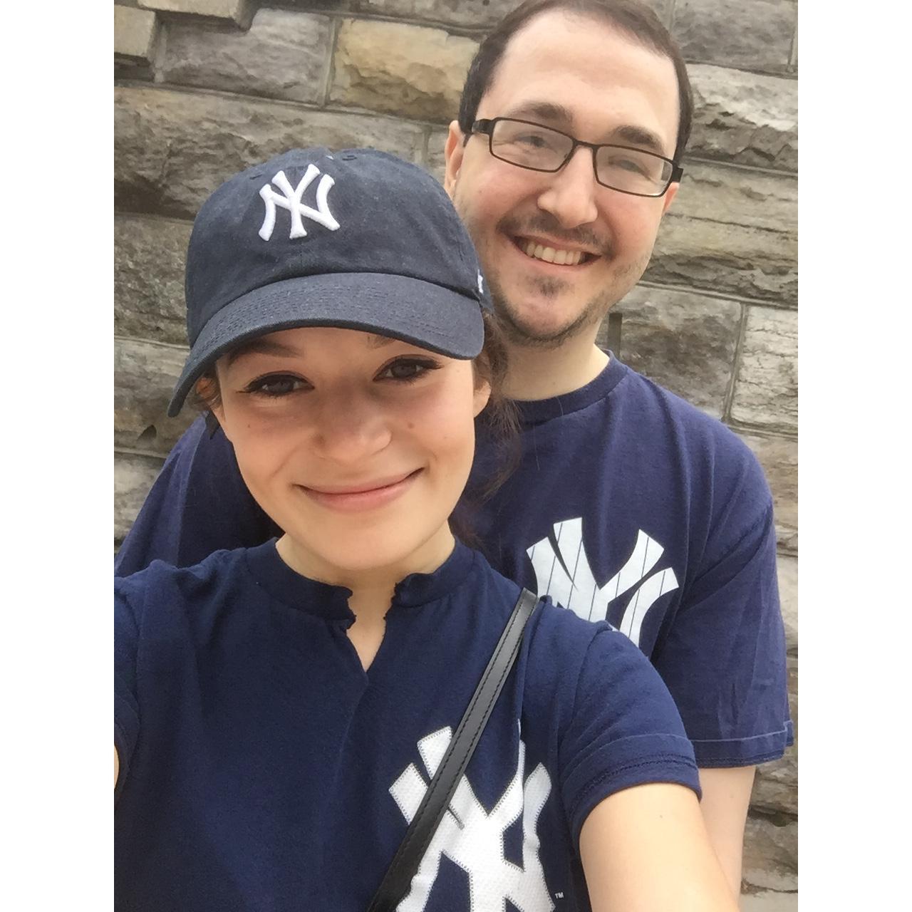 Adriana's First Yankee Game