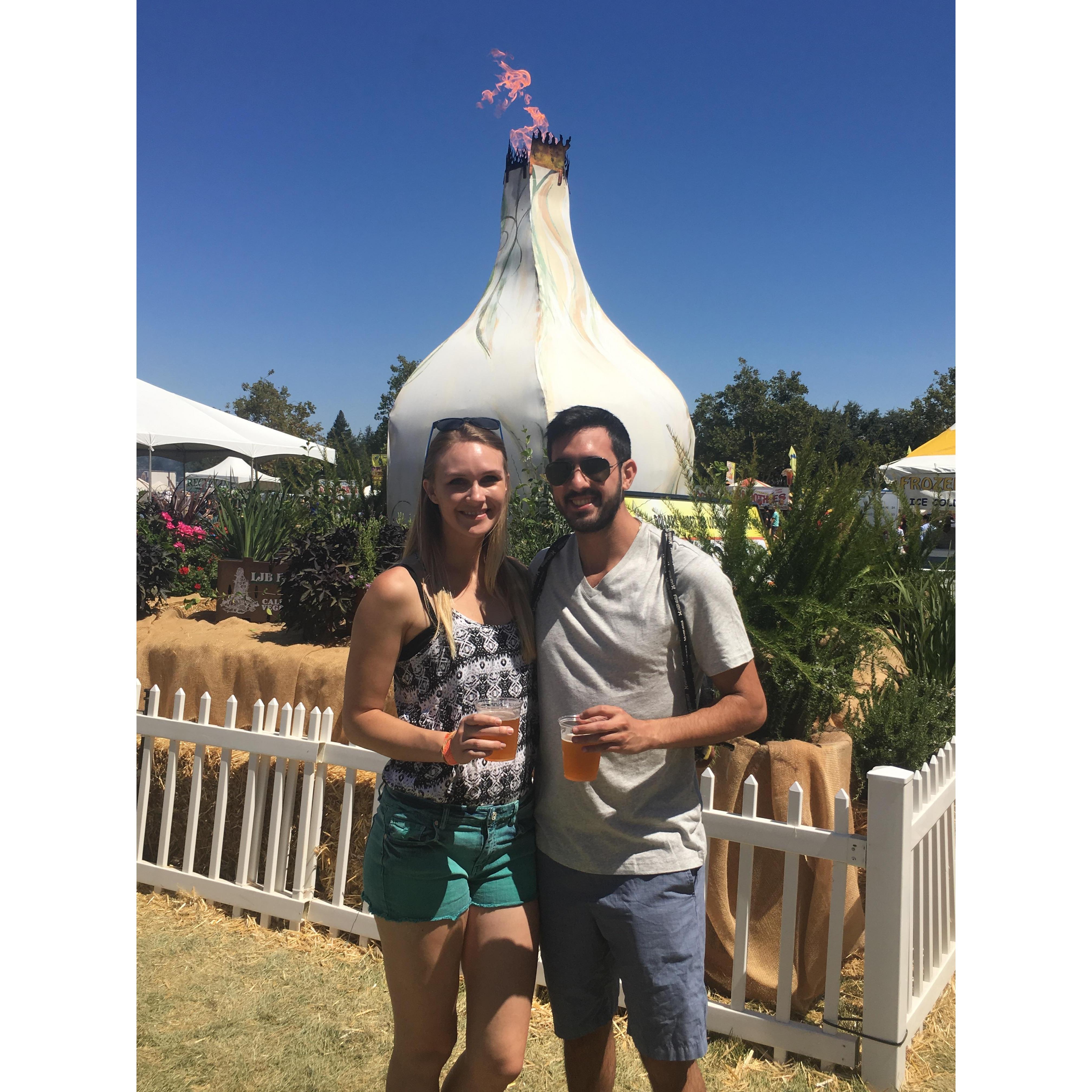 our first Gilroy Garlic festival