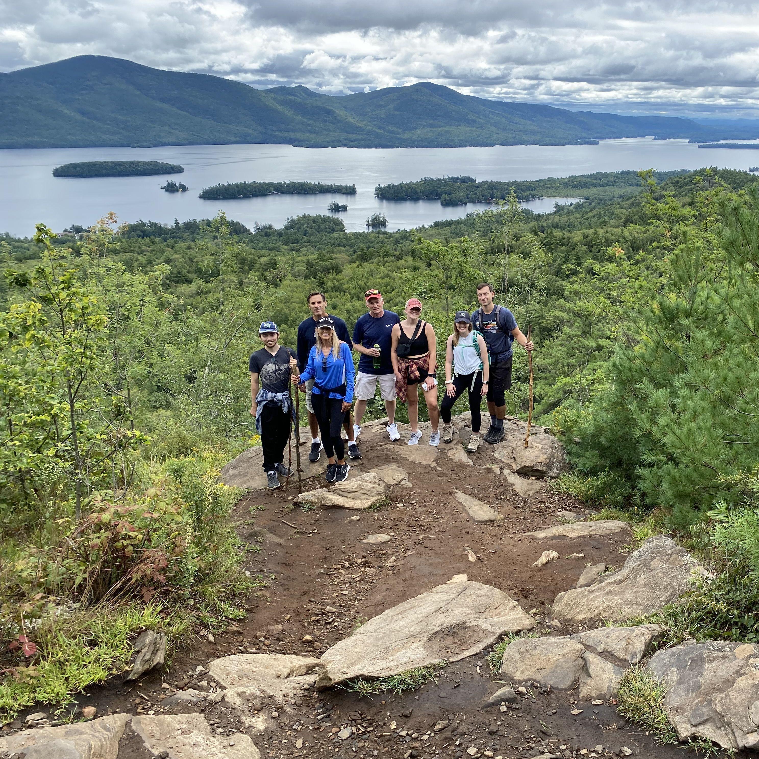 One big family: The Kelly and Winds take Lake George (2022).
