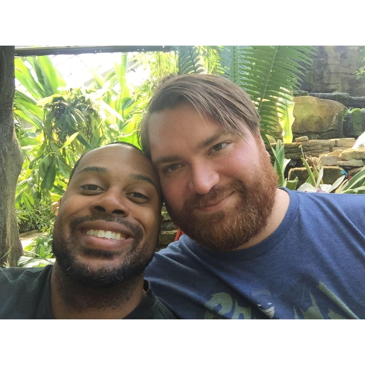 Our first selfie together in 2016 on the weekend we decided to become “official”