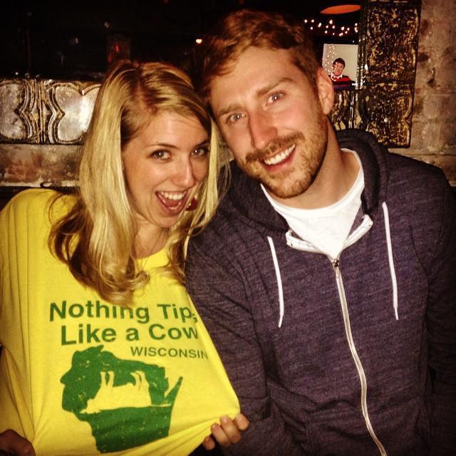 We found a Packer/Patriots bar in NYC, and we were there every week during football season