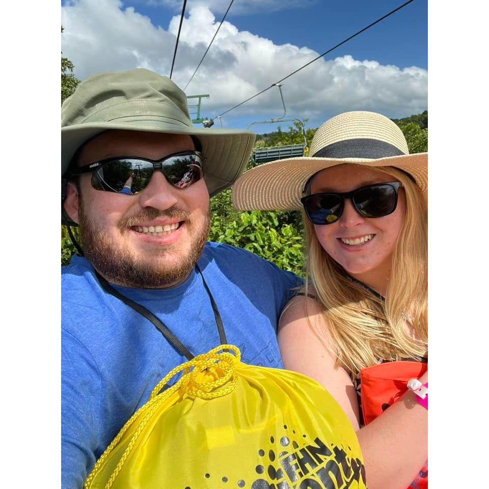 The first excursion after he proposed!