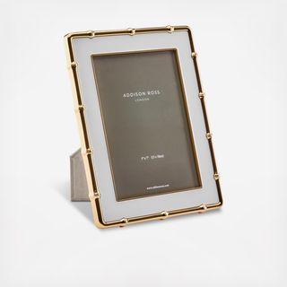 Gold Bamboo Enamel Photo Frame